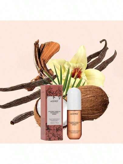 50ml/ 1.7ounce Vanilla Coconut Fragrance, Lavender Rose Fragrance, Flameless Aromatherapy, Refreshing Air. The Aromatherapy Spray Is An Ideal Gift For Family And Friends