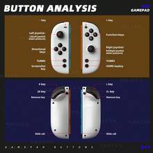 2025 Joy Pad Joycons RGB Wireless Gamepad For Switch/Lite/Oled Hall Joystick No Drift Remote Control 6 Axis Gyro Game Controller