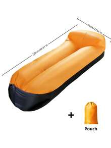 Inflatable Lounger Air Sofa Hammock-Portable,Water Proof& Anti-Air Leaking Design-Ideal Couch For Backyard Beach Traveling Camping Picnics & Music Festivals