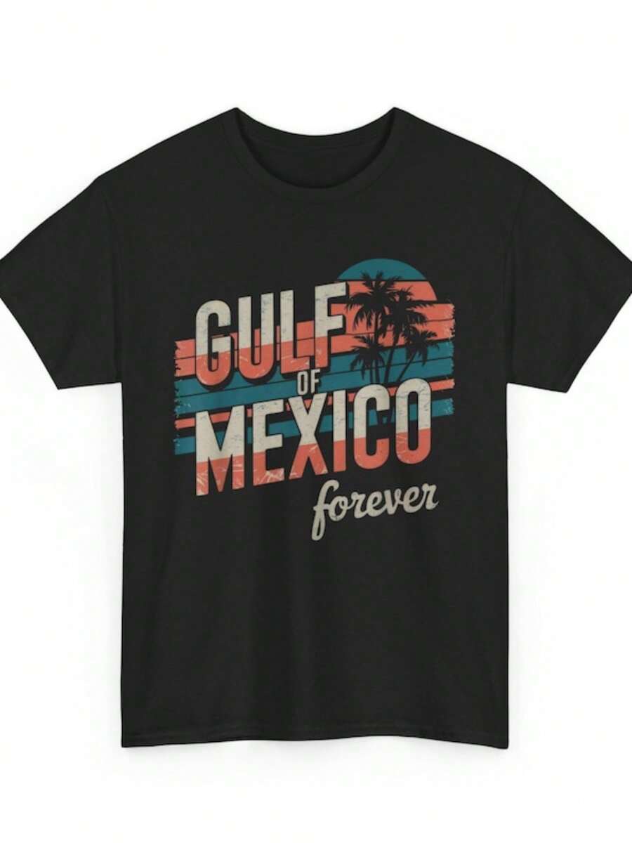 G.Ulf Of Mexico Forever Shirt, Anti G.Ulf Of America Democrat Gifts, Anti-F.Ascist Gifts, 2025 American - 黑色 - 查看 1