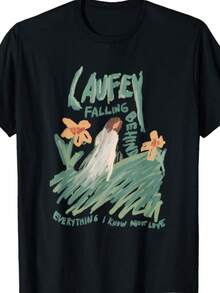 Laufey T-Shirt - màu đen - Xem 1