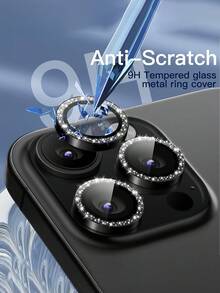 3 paquetes, Película para lente de cámara de , protector de lente de flash, cubierta de lente, protector de lente, adecuado para las series 11/12/13/14/15/16/16 Plus/16 Pro/16 Pro Max, accesorios de teléfono móvil, adecuado para fundas de teléfono móvil, negro, aplicable a protección diaria, oficina, hogar, cubierta de cámara de teléfono a prueba de agua, a prueba de golpes, resistente a arañazos