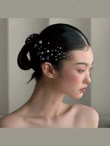 Adesivos Transparentes de Pérola 3D, Adesivos de Joias, Adesivos Autoadesivos, Decoração de Diamante, Decoração de Cabelo com Pérola, Acessórios de Decoração DIY, Acessórios de Cabelo, Kit de Ferramentas de Penteado, Kit de Ferramentas de Beleza, Presentes de Acessórios de Beleza para Mulheres, Ferramentas de Penteado