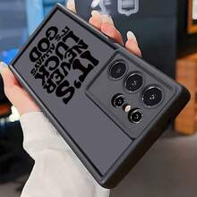 励志口号全身防震手机壳，防滑保护套适用于 、Honor、Redmi，防水防摔防刮 - 黑色 - 查看 3