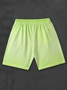 Cross Print Men's Shorts Set, Men, Ropa De Hombre, Men Shorts Set, Pantalones De Hombre, Shorts For Men, Graphic Tees Men - 薄荷綠 - 查看 2