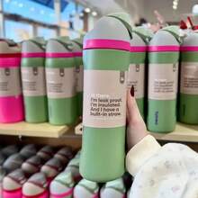 32oz Straw Vacuum Insulated Cup With Handle Portable Water  Bottle 304 Stainless Steel Travel Vacuum For Cold Hot Cupo - 彩色 - 查看 22