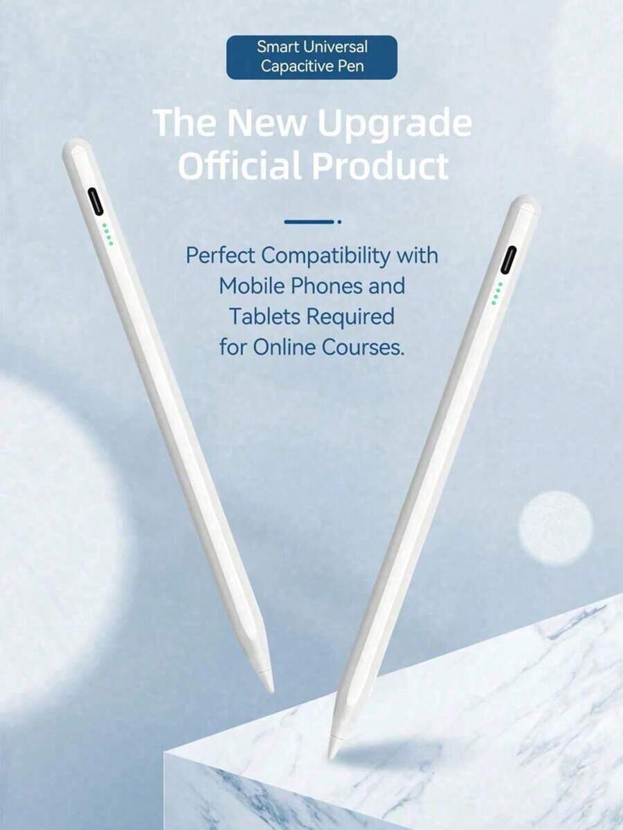 Lápiz táctil universal para tabletas Android, teléfonos móviles, compatible con iPhone, lápiz capacitivo compatible con XIAOMI, compatible con HUAWEI, para tabletas , batería recargable de 120mAh