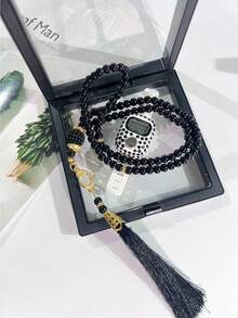 3pcs/Set Beaded Counter Box, Polka Dot Beaded Counter On White Background, 3-In-1 Function Of Storage, Display, And Counting, An Excellent Gift Choice - Multicolor - View 7