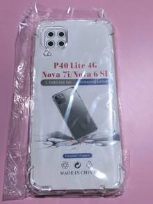 3pcs Transparent Four-Corner Anti-Fall Case Compatible With Huawei/Honor Series, Huawei/Honor Transparent Four-Corner Anti-Fall Phone Case, Phone Case, Phone Protective Cover, Phone Shell, Phone Sleeve, Anti-Fall Phone Case, Transparent Phone Case, Minimalist Phone Case, Solid Color Phone Case, Transparent Phone Case, TPU Anti-Fall Phone Case (Military-Grade Anti-Fall)