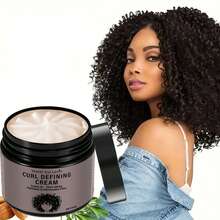 卷发定型霜，持久定型，抗毛躁，完美适用于干性卷发，轻松打造理想造型，适合控制天然或假发的碎发和不齐发际线，强力定型辫子、扭发、啫喱，抚平毛躁和发际线，蕴含蓖麻油和椰子油，不油腻，是卷发造型和发际线控制的理想之选。 - 黑色 - 查看 9