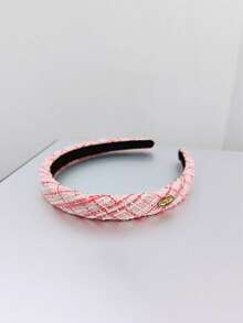 Diadema con cinta de rosa romántica para mujer, accesorio de cabello dulce y lindo con flor de perlas falsas, diadema con flor de rosa etérea - Multicolor A - Ver 9