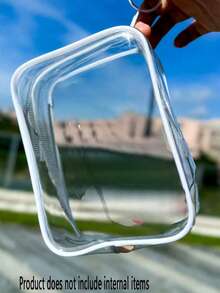 4个/3个/2个/1个装高透明3D娃娃收纳袋，婴儿车整理袋，毛绒娃娃收纳袋，旅行配件，收纳整理袋，大容量透明化妆包 - PVC拉链洗漱包，轻便旅行配件，背包透明挂袋，节日礼物