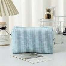 1 chiếc Túi đựng mỹ phẩm sọc nhiều màu sắc dành cho nữ và bé gái, túi đựng đồ trang điểm xách tay dung tích lớn, túi đựng đồ vệ sinh cá nhân có khóa kéo, vật dụng thiết yếu cho du lịch, nghỉ dưỡng và công tác, đựng băng vệ sinh, miếng lót, tai nghe có dây, sạc pin, son môi, mỹ phẩm, nước hoa, hộp đựng cọ trang điểm, túi đựng sản phẩm chăm sóc da và làm đẹp, túi đựng mỹ phẩm, đồ dùng du lịch thiết yếu, dung tích lớn, túi đựng mỹ phẩm lớn, quà Giáng sinh, túi nhỏ, quà tặng cho phụ nữ, đồ dùng du lịch thiết yếu, túi, ví cầm tay/túi xách nhỏ, hộp đựng mỹ phẩm, sắp xếp mỹ phẩm, túi, hộp đựng cọ, túi nhỏ, túi dung tích lớn, quà tặng cho phụ nữ, quà Giáng sinh, ý tưởng quà tặng cho phụ nữ, túi, túi đựng mỹ phẩm, đồ dùng du lịch thiết yếu - Nhiều màu - Xem 11