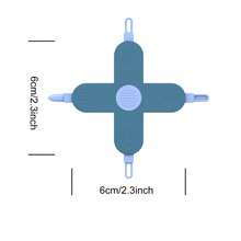 4合1婴儿鼻子、指甲、耳朵和肚脐清洁器，耳垢清除工具和婴儿鼻子清洁器指甲清洁器，多功能4合1婴儿护理工具套装 - 彩色 - 查看 11