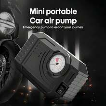 Carsun Tire Inflator Portable Air Compressor, Bicycle Tire Pump, Mini Portable 12V DC Air Compressor, High Brightness Night Lighting, Mechanical Tire Inflator - Wired Mechanical Model - View 8