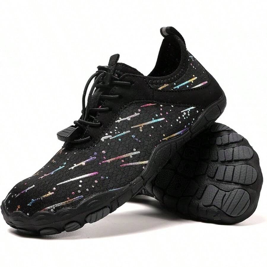 Waterproof Barefoot Trail Running Shoes For Outdoor Activities - Meteor-black - View 1