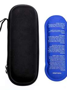 Insulated Portable Insulin Cooler Bag -Friendly Cold Ice Pack Physical Cooler Box Lightweight Simple Zipper Carry Bag Diabetes Travel Case, Portable Medication Cooler Bag For Insulin Pens And Blood Glucose Monitor Supplies,Back To School Supplies, Travel Essentials, Holiday Essentials