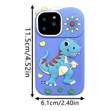 Neues Dinosaurier Kinder Smartphone Spielzeug, 2,8 Zoll HD Touchscreen Lernspielzeug mit 18 Spielen & Musikplayer, 32GB Speicher + stoßfeste Doppelhülle, bestes Halloween- und Ostergeschenk für 3-8 Jahre alte Jungen & Mädchen