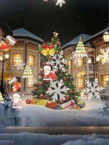 1pc Rotating Snowflake Stage Light, USB Powered Snowflake Projector - Perfect For Indoor Holiday Decoration, Christmas And Thanksgiving Party, Rotating Snowflake Pattern Stage Light, Christmas, Christmas Decoration, Room Decoration, Bedroom Decoration, Suitable For Party, Gathering, Holiday