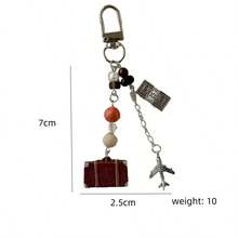 创意有趣的旅行钥匙扣包包挂饰 - 彩色 - 查看 3