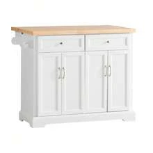 SoBuy FKW71-SCH, Extendable Kitchen Storage Trolley Kitchen Cabinet Cupboard Sideboard Kitchen Island Kitchen Trolley Kitchen Storage Trolley Kitchen Rolling Storage Cart Kitchen Rolling Storage Trolley Kitchen Bakers Rack Kitchen Island On Wheels Kitchen Island With Seating Kitchen Sideboard Kitchen Trolley With Worktop Kitchen Furniture Black Morden Style Minimal Style Nordic Style - White+Khaki - View 4
