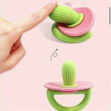 1pc Pet Dog Pacifier, Cat Paw Pacifier Box, Cactus Teether, Pacifier, Boilable, Super Soft 3D, Pet Chew Toy, Cat Pacifier, Pet Toy Teether, Weaning Small Puppy Chew, Random Color