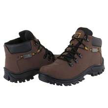 Men's Adventure Boot, Trail-Resistant Combat Boot, Non-Slip Sole - 鏽棕色 - 查看 2