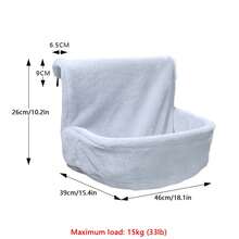 Võng treo cho mèo bằng vải nhung, Giường sưởi ấm và thoải mái cho mèo, Khung kim loại có thể điều chỉnh, Phù hợp với hầu hết các loại tản nhiệt - Tải trọng tối đa 7kg - Nhiều màu - Xem 3