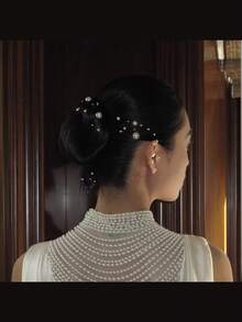 Adesivos Transparentes de Pérola 3D, Adesivos de Joias, Adesivos Autoadesivos, Decoração de Diamante, Decoração de Cabelo com Pérola, Acessórios de Decoração DIY, Acessórios de Cabelo, Kit de Ferramentas de Penteado, Kit de Ferramentas de Beleza, Presentes de Acessórios de Beleza para Mulheres, Ferramentas de Penteado