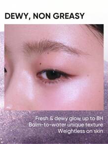 JUDYDOLL Mint & Lilac Highlight Balm, Radiant Glow Multi-Use Cream, Highlighter Balm, Suitable For Beginners, Daily Use, Dates, Parties, Makeup Events