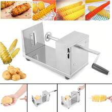 Maszynka stalowa krajalnica do zakręcanych ziemniaków nóż stalowy do frytek