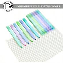 6 Pack Bible Highlighters And Pens No Bleed Aesthetic Cute Highlighters, Assorted Colors Quick Dry Marking Pen Study Journaling Office School Supplies