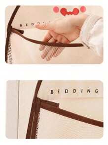 1pc Hanging Mesh Lingerie & Socks Storage Organizer Bag, Breathable & Washable Laundry Sorting Bag, Multi-Functional Hanging Classified Bag, Lingerie & Socks Bag, Portable Breathable Wall-Mounted Organizer Bag, Hanging Mesh Storage Bag, Polyester Breathable & Washable Laundry Organizer Bag - Multicolor - View 4