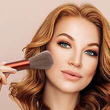 13件套化妆刷套装，柔软蓬松，专业化妆粉底刷、散粉刷、眼影晕染刷，含化妆包和海绵，是送给化妆新手和初学者的理想礼物。棕色系随机颜色，刷毛柔软，方便携带，适合旅行、度假、海滩等场合，也是送给女性和女孩的礼物，适合夏季、返校季、旅行、情人节等场合，价格实惠，是送给女性、化妆师和专业化妆师的完美礼物。 - 彩色 - 查看 8