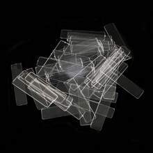 50个美甲展示架，凝胶指甲油美甲加固支撑条练习用，亚克力美甲贴片美甲展示工具 - 無色 - 查看 5