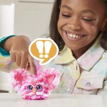 Hasbro Furby Furblets Bub- 迷你朋友，45+ 声音和音乐，仅会说话的 Furbish，电子毛绒玩具，粉色和白色，适合 6 岁以上儿童开学礼物 - BUB-LEE - 查看 8