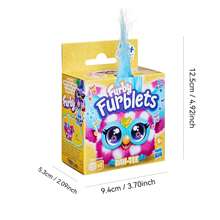 Hasbro Furby Furblets Dah-Tee 迷你朋友，45+ 种声音，乡村音乐，只会说 Furbish 语，适合男孩和女孩的电子毛绒玩具，互动宠物，粉色波尔卡圆点，适合 6 岁以上儿童，适合返校礼物 - DAH-TEE - 查看 8