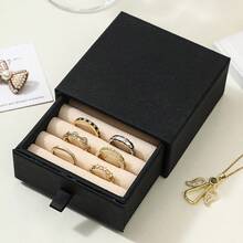 Schubladenbox Schmuckverpackungsbox Schmuckbox Anhänger Halskette Ring Ohrring Aufbewahrungsbox Armband Aufbewahrung Geschenkbox für Frauen Aufbewahrungsorganizer Reise Urlaubsnotwendigkeit Herbstdekoration Halloween
