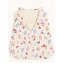 Saco de dormir de bebê body Sherpa quentinho estampado menino menina