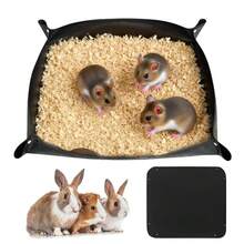 1pc Waterproof Pet Fence Mat - Durable Guinea Pig Cage Liner, Washable Bottom Pad, Reusable, Suitable For Rabbits, Guinea Pigs, Ferrets And Other Small Animals, Wear-Resistant Pet Bedding And Cage Liner