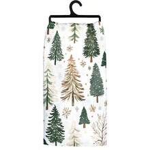 1set/2pcs/100pcs Christmas Tree Pattern Kitchen Rags And Dish Towels, Suitable For Interior Decoration In Restaurant, Kitchen, Bathroom, Party Decoration, Can Be Used As Holiday Gifts - Multicolor - View 11