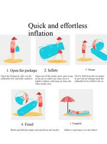 Inflatable Lounger Air Sofa Hammock-Portable,Water Proof& Anti-Air Leaking Design-Ideal Couch For Backyard Beach Traveling Camping Picnics & Music Festivals