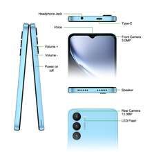 XGODY X36 6,5'' 4G Handy Neueste Android15 3 + 32GB 8 Core SmartPhone Dual SIM 4G 4200Mah - Blue - View 11