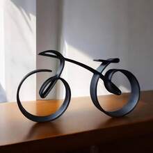 1 Tượng xe đạp trừu tượng hiện đại - Đồ trang trí nhà cửa, Nghệ thuật tối giản, Thủ công mỹ nghệ bằng kim loại, Làm thủ công, Vật trang trí bàn làm việc, Trang trí văn phòng, Quà tặng độc đáo, Tác phẩm nghệ thuật trừu tượng, Thích hợp cho phòng khách, phòng ngủ hoặc phòng học - Nhiều màu - Xem 5