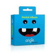 Album Dental Premium Caixinha Estojo Porta Dentinhos Dente De Leite Angie Angelus Azul - Azul - Visão 2