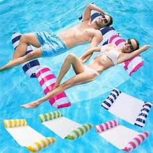 1pc Inflatable Swimming Ring, Water Hammock, Foldable, Water Toy, Floating Bed, Suitable For Sea, Swimming Pool, Outdoor Sunbathing, Inflatable Toy - Multicolor - View 1