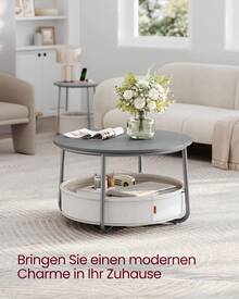 VASAGLE Coffee Tables - Grey - View 2