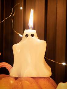 Handmade Halloween Ghost Shaped Scented Candle, Handmade Halloween Ghost Shaped Scented Candle,Themed Events - Festive Ambiance & Themed Decor, Halloween Decorations, Party Accessories, Playful Design, Glowing Candles