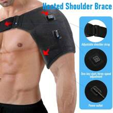 New USB Electric Shoulder Support Pad With 3-Level Heating Massage, Shoulder Protection Massager, Gift For Health And Warmth