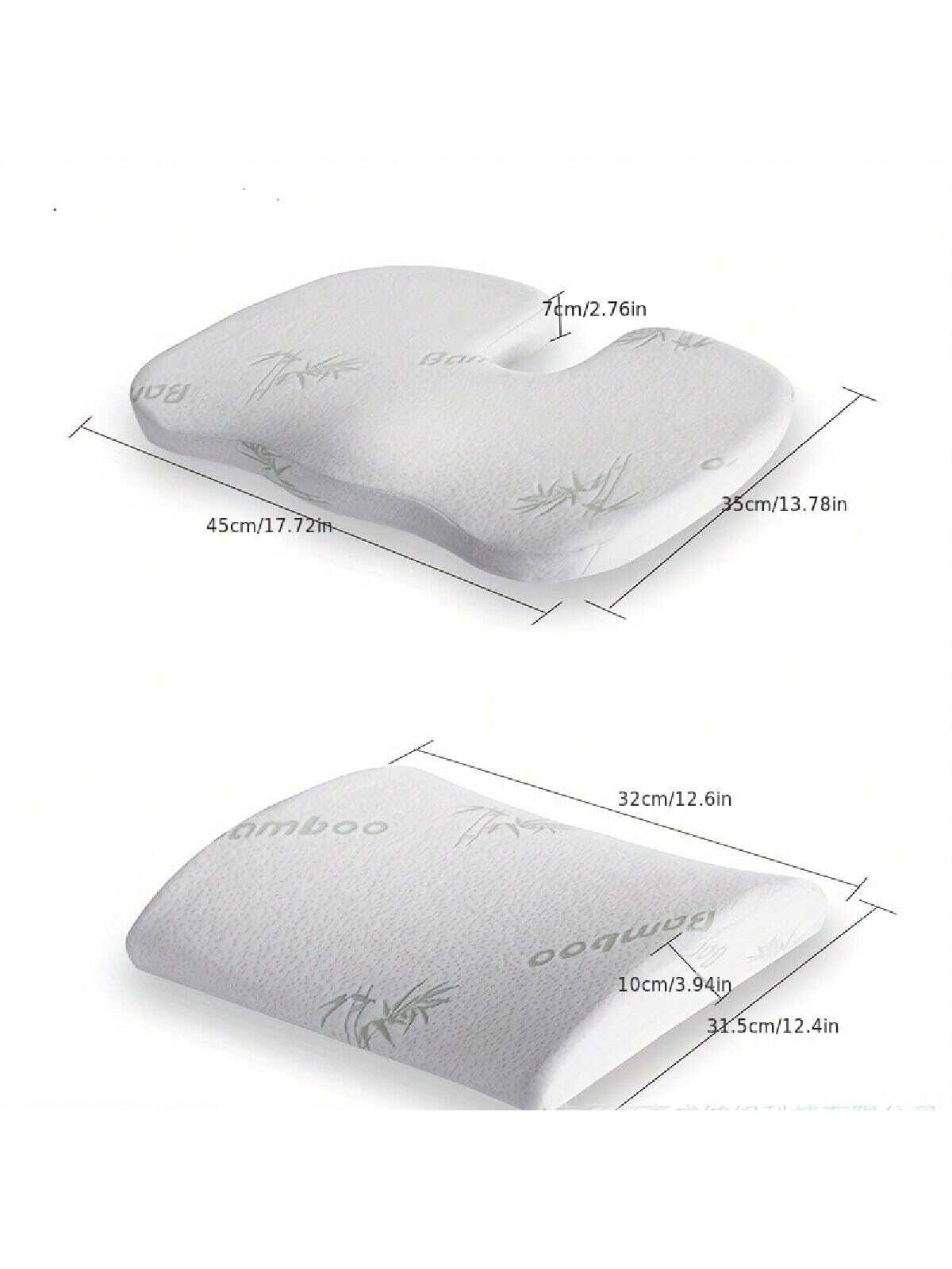 1 طقم، 2 قطعة من مجموعة وسادة رغوة الذاكرة بطيئة ا...